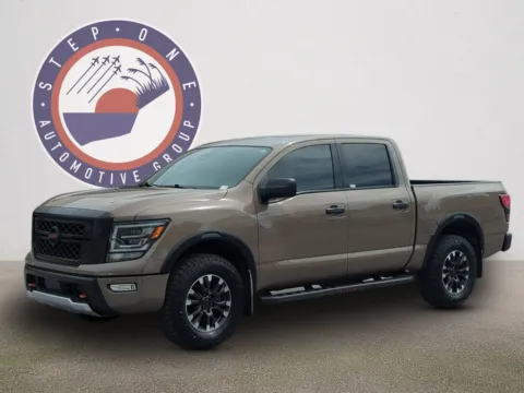 Beige 2022 Nissan Titan PRO-4X for sale in Fort Walton Beach, FL