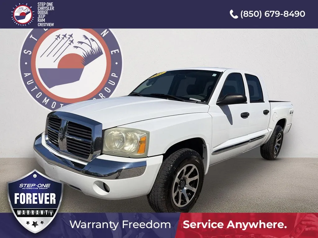 White 2005 Dodge Dakota Laramie for sale in Crestview, FL