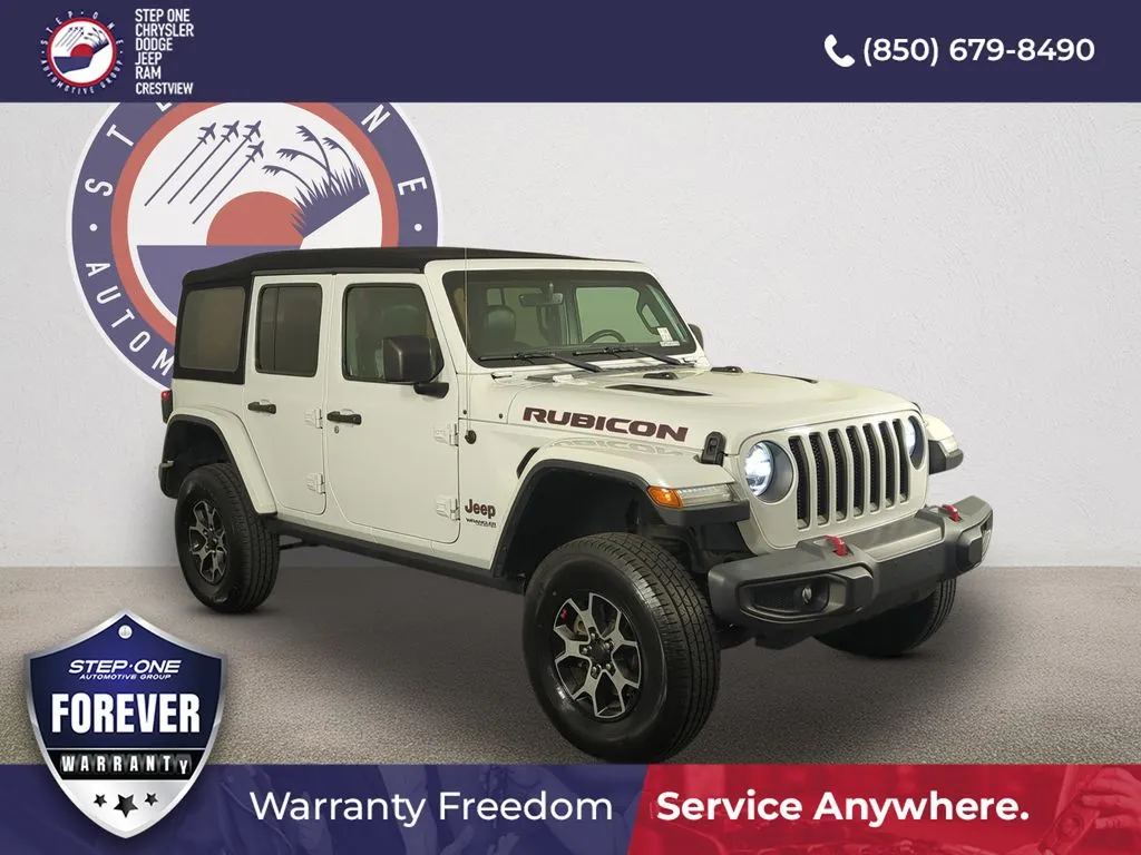 White 2019 Jeep Wrangler Unlimited Rubicon for sale in Crestview, FL