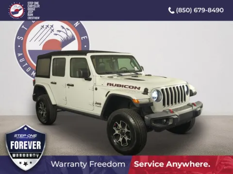 White 2019 Jeep Wrangler Unlimited Rubicon for sale in Crestview, FL