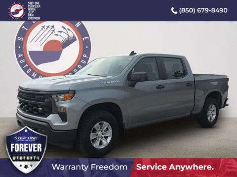 Gray 2025 Chevrolet Silverado 1500 WT for sale in Crestview, FL