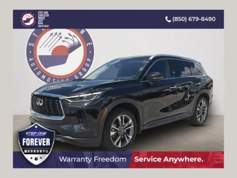 Black 2023 INFINITI QX60 LUXE for sale in Crestview, FL