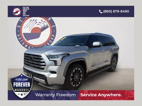 Silver 2024 Toyota Sequoia Limited for sale in Crestview, FL