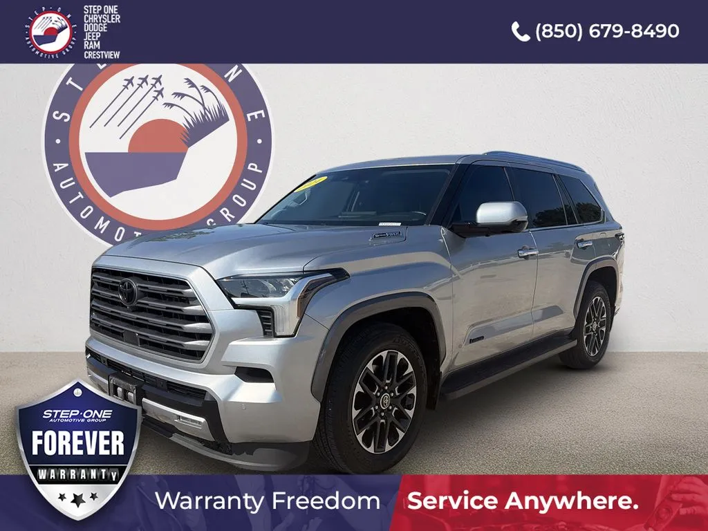 Silver 2024 Toyota Sequoia Limited for sale in Crestview, FL