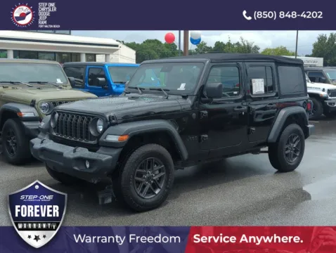 Photos of 2024 Jeep Wrangler Sport S for sale in Fort Walton Beach, FL at Step One Chrysler Dodge Jeep Ram Fiat Fort Walton Beach