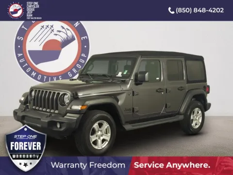 Photos of 2022 Jeep Wrangler Unlimited Sport S for sale in Fort Walton Beach, FL at Step One Chrysler Dodge Jeep Ram Fiat Fort Walton Beach