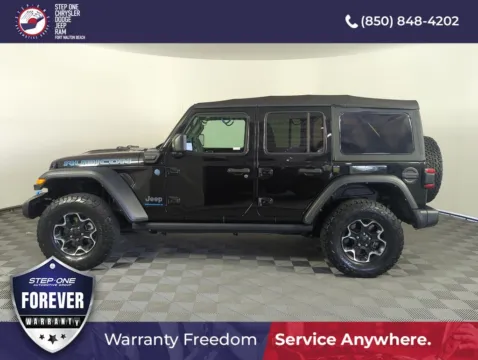 Another view of 2023 Jeep Wrangler Rubicon 4xe for sale in Fort Walton Beach, FL at Step One Chrysler Dodge Jeep Ram Fiat Fort Walton Beach