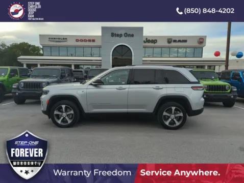 Another view of 2023 Jeep Grand Cherokee 4xe for sale in Fort Walton Beach, FL at Step One Chrysler Dodge Jeep Ram Fiat Fort Walton Beach