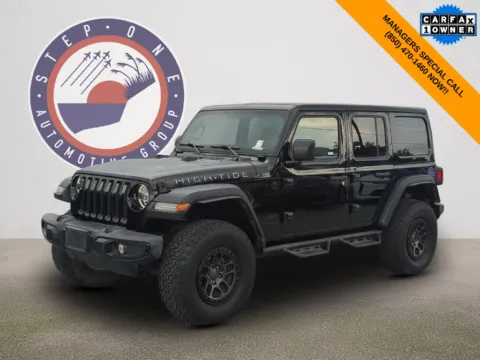 Black 2022 Jeep Wrangler Unlimited High Tide for sale in Fort Walton Beach, FL