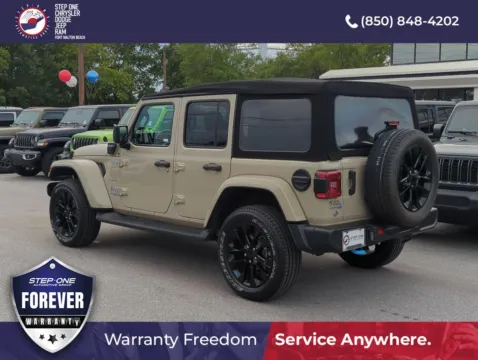 More photos of 2022 Jeep Wrangler Unlimited Sahara 4xe at Step One Chrysler Dodge Jeep Ram Fiat Fort Walton Beach, FL