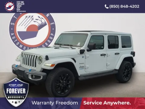 Photos of 2022 Jeep Wrangler Unlimited Sahara 4xe for sale in Fort Walton Beach, FL at Step One Chrysler Dodge Jeep Ram Fiat Fort Walton Beach