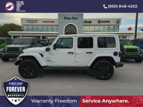 Another view of 2022 Jeep Wrangler Unlimited Sahara 4xe for sale in Fort Walton Beach, FL at Step One Chrysler Dodge Jeep Ram Fiat Fort Walton Beach