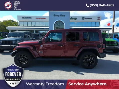 Another view of 2021 Jeep Wrangler Unlimited Sahara 4xe for sale in Fort Walton Beach, FL at Step One Chrysler Dodge Jeep Ram Fiat Fort Walton Beach