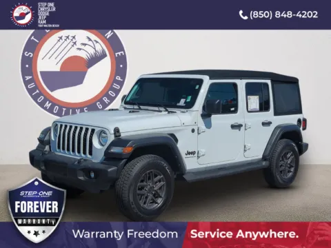 Photos of 2024 Jeep Wrangler Sport S for sale in Fort Walton Beach, FL at Step One Chrysler Dodge Jeep Ram Fiat Fort Walton Beach