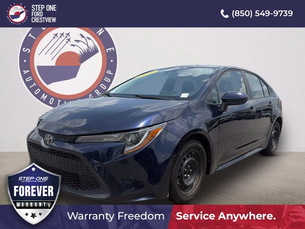 Blue 2021 Toyota Corolla LE for sale in Crestview, FL