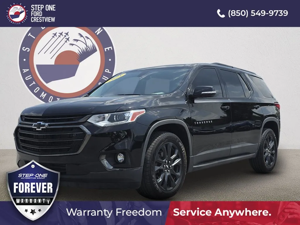 Black 2018 Chevrolet Traverse RS for sale in Crestview, FL