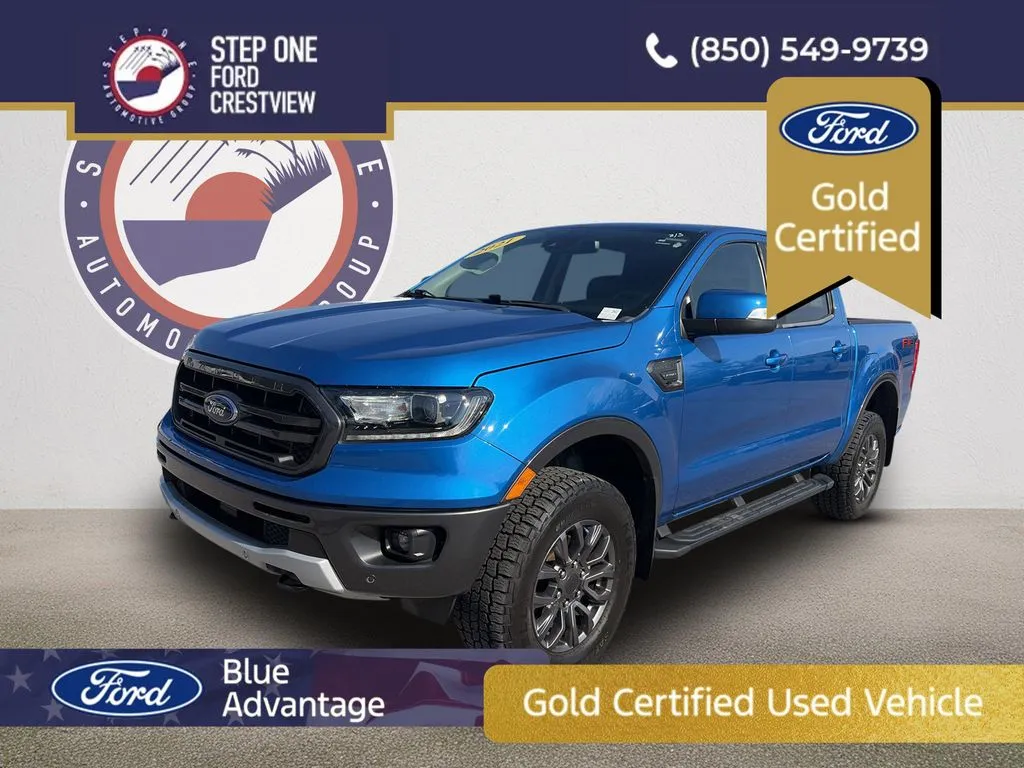 Blue 2021 Ford Ranger Lariat for sale in Crestview, FL