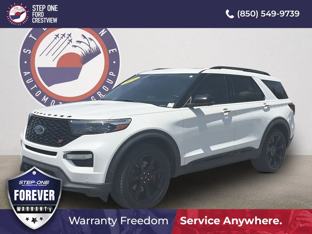 White 2021 Ford Explorer ST for sale in Crestview, FL