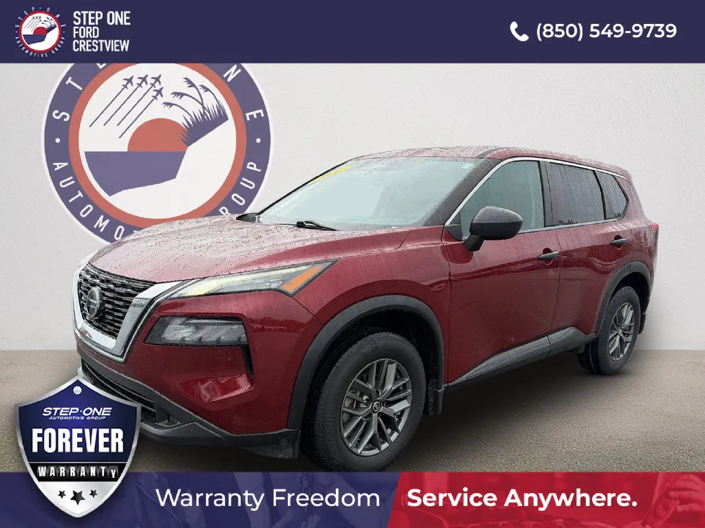 Red 2021 Nissan Rogue S for sale in Crestview, FL