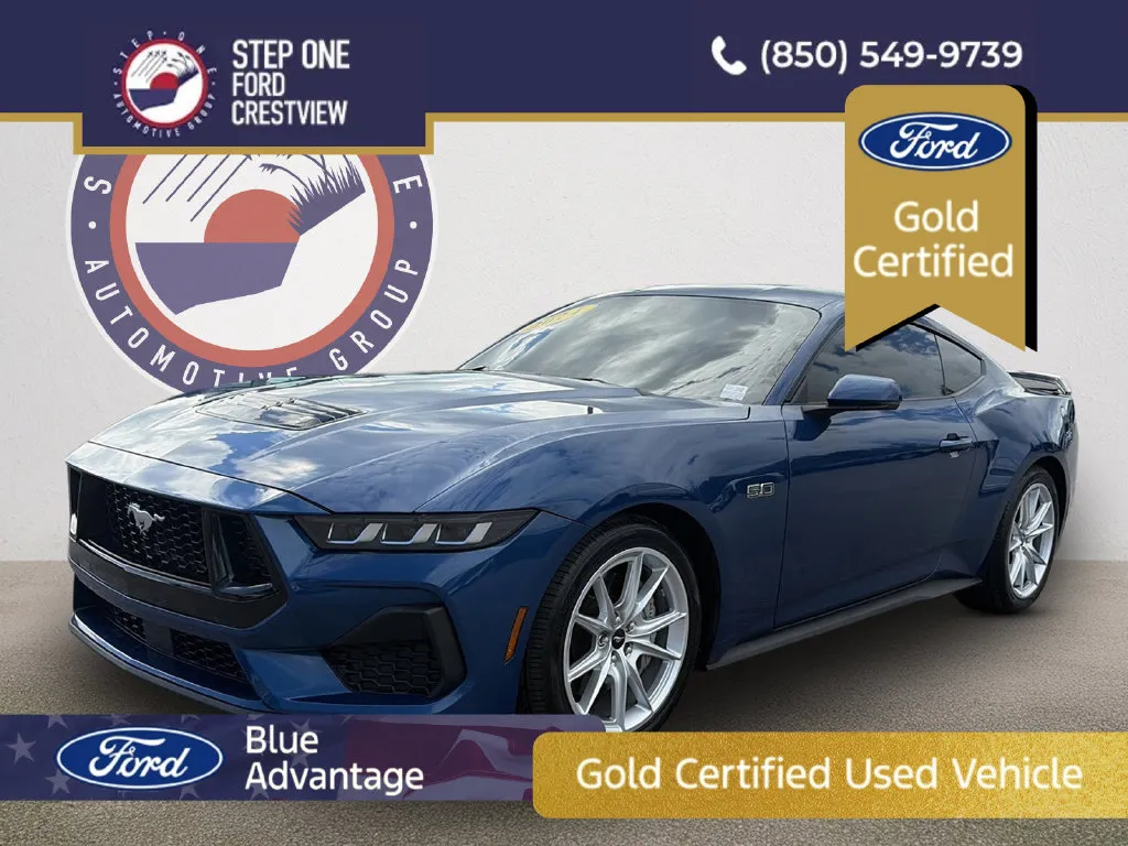 Blue 2024 Ford Mustang GT Premium for sale in Crestview, FL