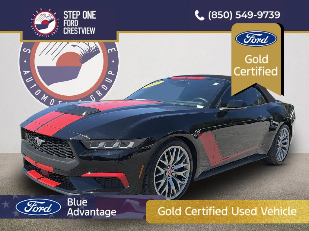Black 2025 Ford Mustang EcoBoost Premium for sale in Crestview, FL