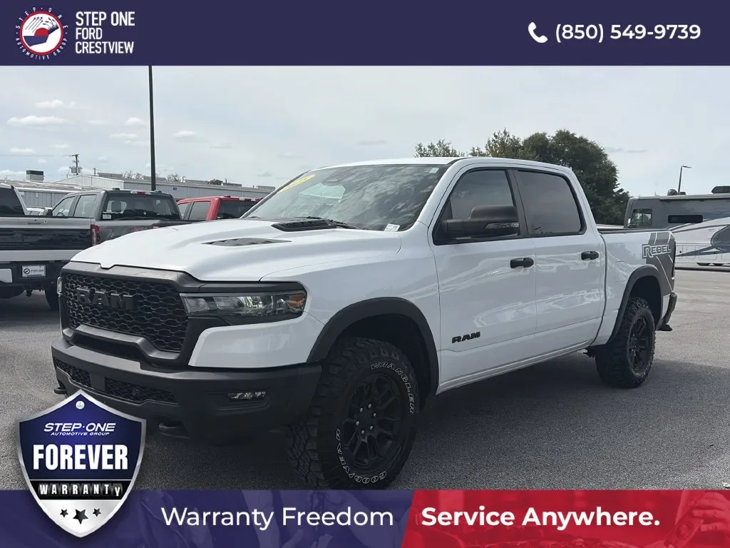 White 2025 Ram 1500 Rebel for sale in Crestview, FL