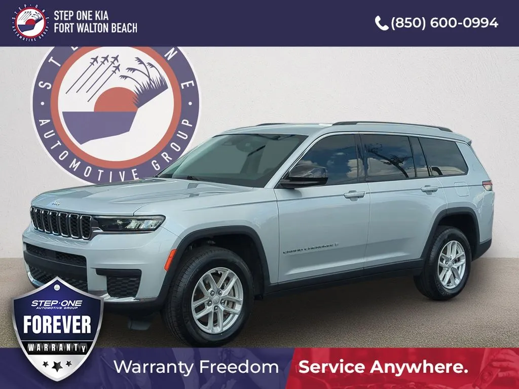 Silver 2022 Jeep Grand Cherokee L Laredo for sale in Fort Walton Beach, FL