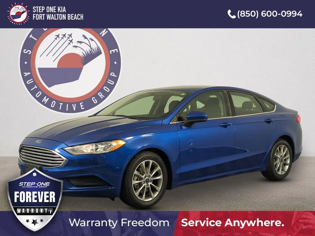Blue 2017 Ford Fusion SE for sale in Fort Walton Beach, FL