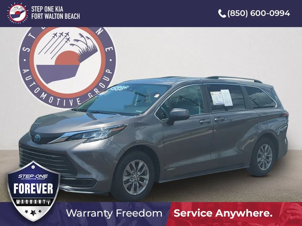 Gray 2021 Toyota Sienna LE for sale in Fort Walton Beach, FL