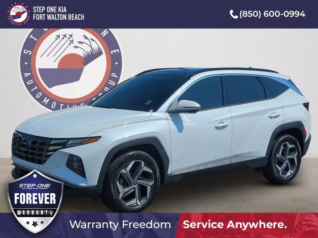 White 2022 Hyundai Tucson Hybrid Limited for sale in Fort Walton Beach, FL