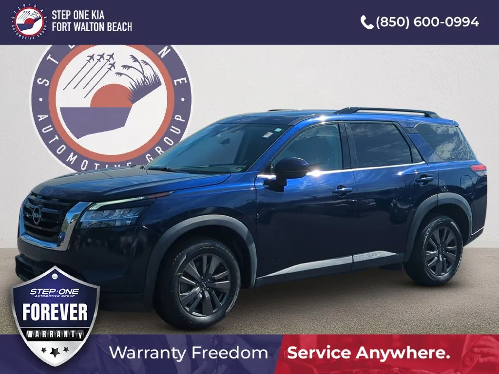 Blue 2022 Nissan Pathfinder SV for sale in Fort Walton Beach, FL