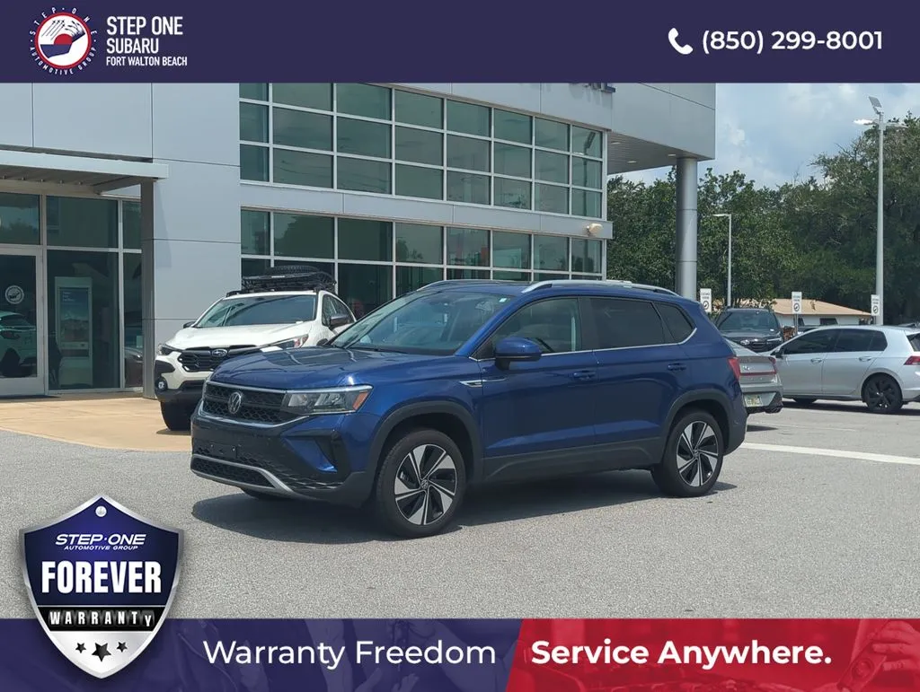 Blue 2024 Volkswagen Taos 1.5T SE for sale in Fort Walton Beach, FL