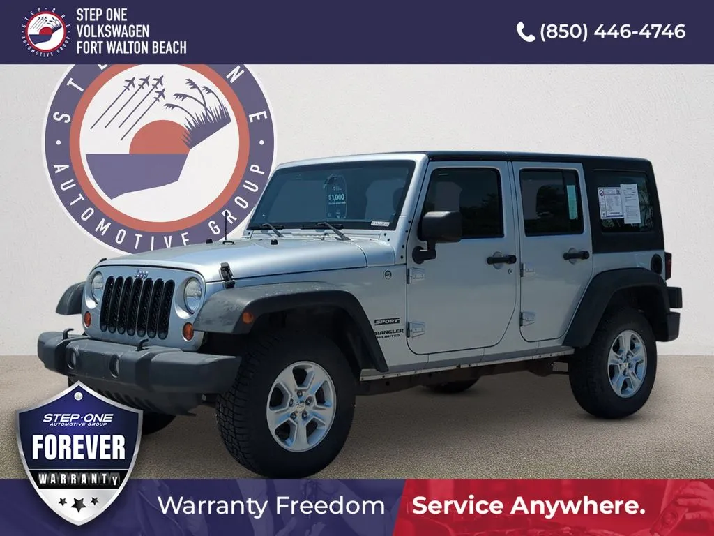 Silver 2012 Jeep Wrangler Unlimited Sport for sale in Fort Walton Beach, FL