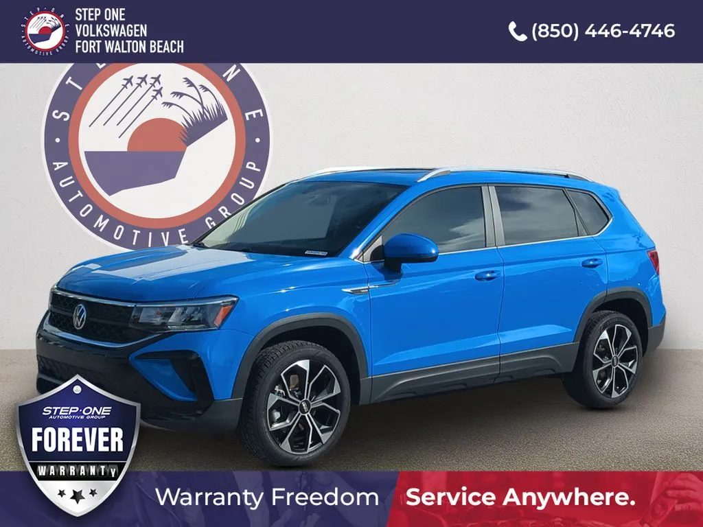 Blue 2022 Volkswagen Taos 1.5T SE for sale in Fort Walton Beach, FL