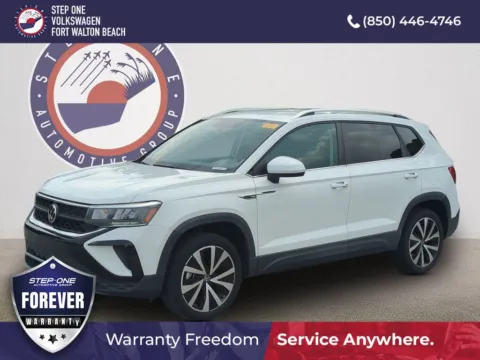 White 2022 Volkswagen Taos 1.5T SE for sale in Fort Walton Beach, FL