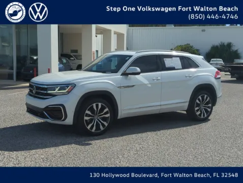 White 2022 Volkswagen Atlas Cross Sport 3.6L V6 SEL Premium R-Line for sale in Fort Walton Beach, FL