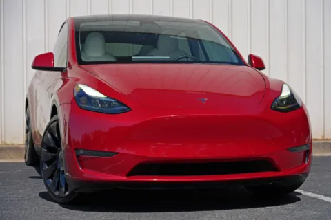 Another view of 2022 Tesla Model Y Performance for sale in Marietta, GA at Gas Charged Motors