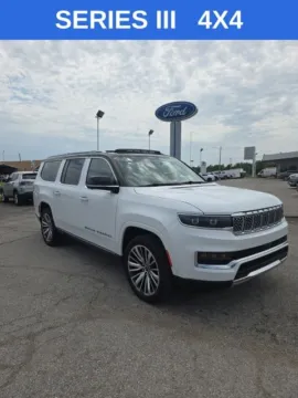 White 2024 Jeep Grand Wagoneer L Series III for sale in Independence, KS