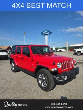 Red 2023 Jeep Wrangler Sahara for sale in Independence, KS