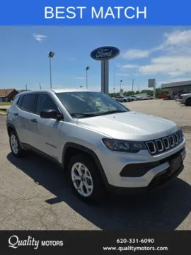 Silver 2025 Jeep Compass Sport for sale in Independence, KS
