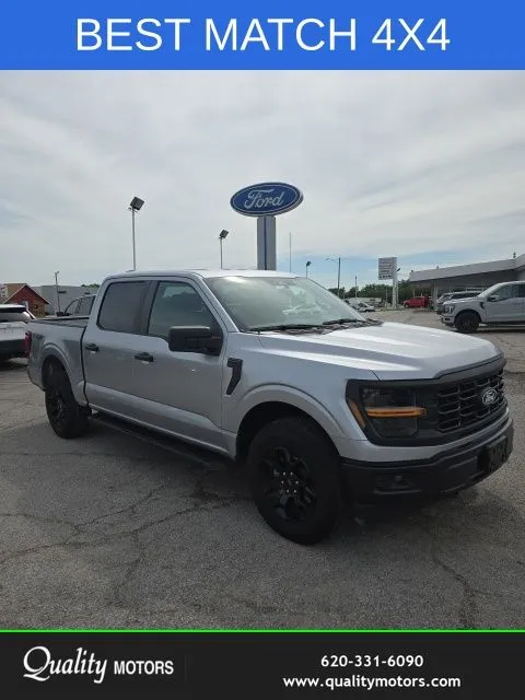 Silver 2024 Ford F-150 STX for sale in Independence, KS