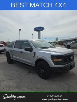 Silver 2024 Ford F-150 STX for sale in Independence, KS