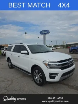 White 2022 Ford Expedition Max Limited for sale in Independence, KS