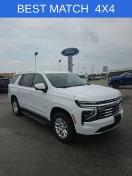 White 2025 Chevrolet Tahoe LT for sale in Independence, KS