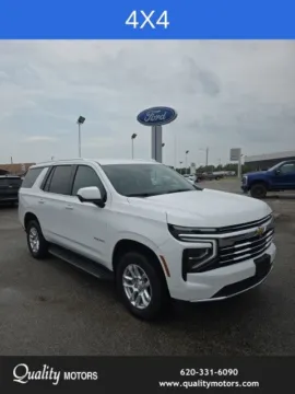 White 2025 Chevrolet Tahoe LT for sale in Independence, KS