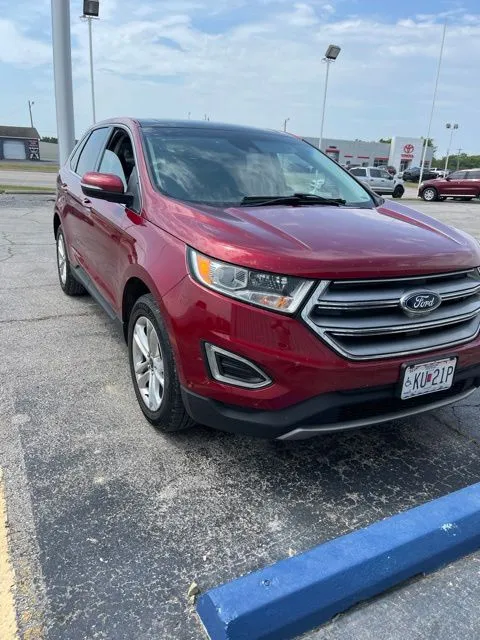 Red 2016 Ford Edge Titanium for sale in Independence, KS
