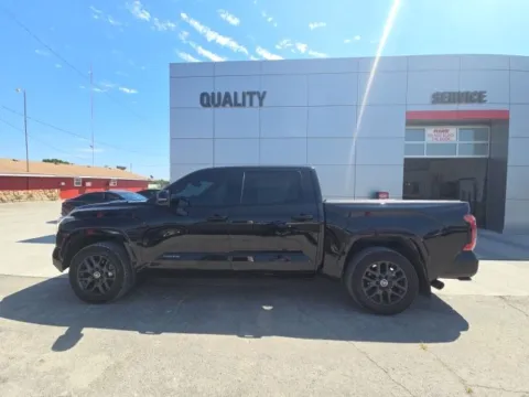 Black 2024 Toyota Tundra Hybrid Platinum for sale in Independence, KS