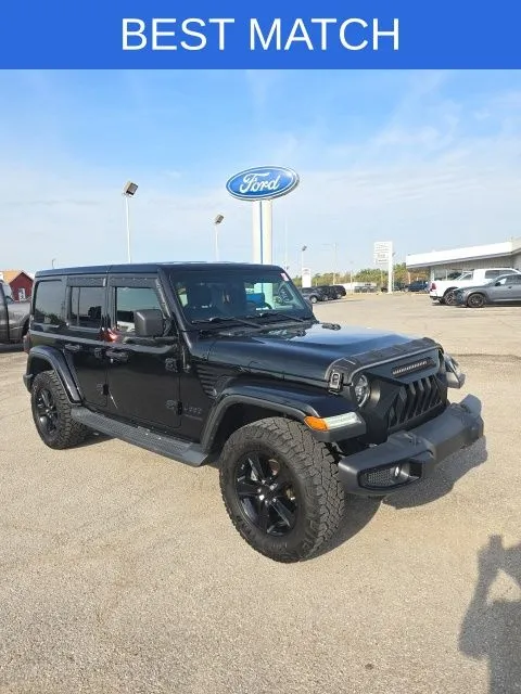 Black 2019 Jeep Wrangler Unlimited Sahara for sale in Independence, KS