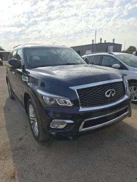 Blue 2017 INFINITI QX80 for sale in Independence, KS