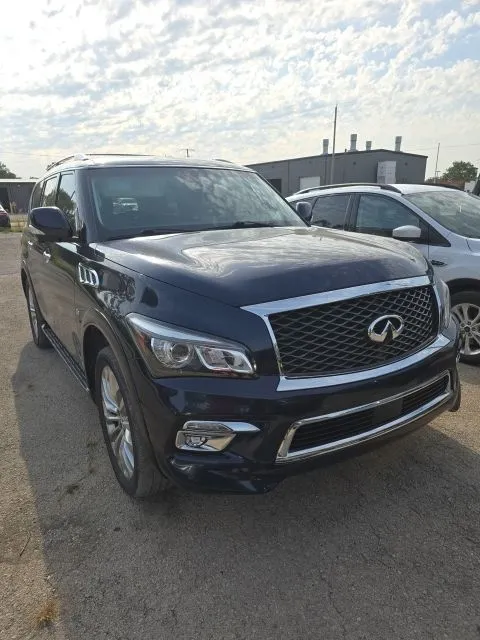 Blue 2017 INFINITI QX80 for sale in Independence, KS